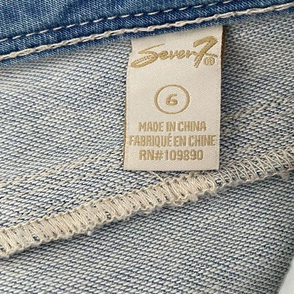 SEVEN7 Sz 6 Denim Jeans Ankle Straight - Picture 7 of 11
